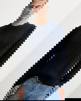 Tommy Jeans pulover de bumbac culoarea bleumarin, light, DM0DM22101