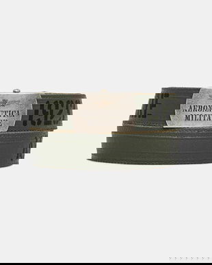 Aeronautica Militare curea de bumbac culoarea verde, CI0317UCT03585