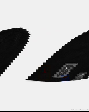 Aeronautica Militare căciulă culoarea negru, CU0036UL00450