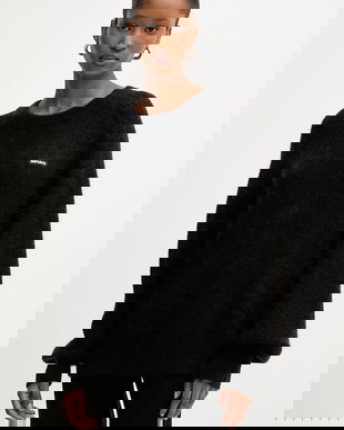 Rotate pulover de lână culoarea negru, light, 114565100