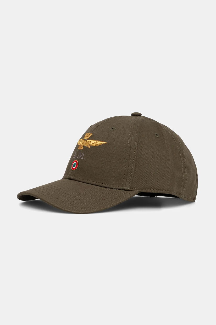 Aeronautica Militare șapcă de baseball din bumbac culoarea verde, HA1100UCT02848