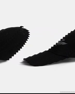 Aeronautica Militare șapcă căptușită cu lână culoarea negru, HA1085UCT02333