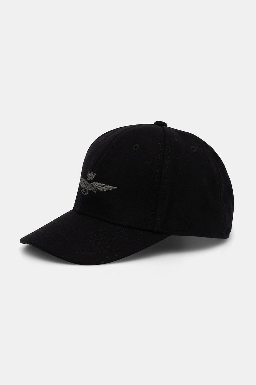Aeronautica Militare șapcă căptușită cu lână culoarea negru, HA1085UCT02333