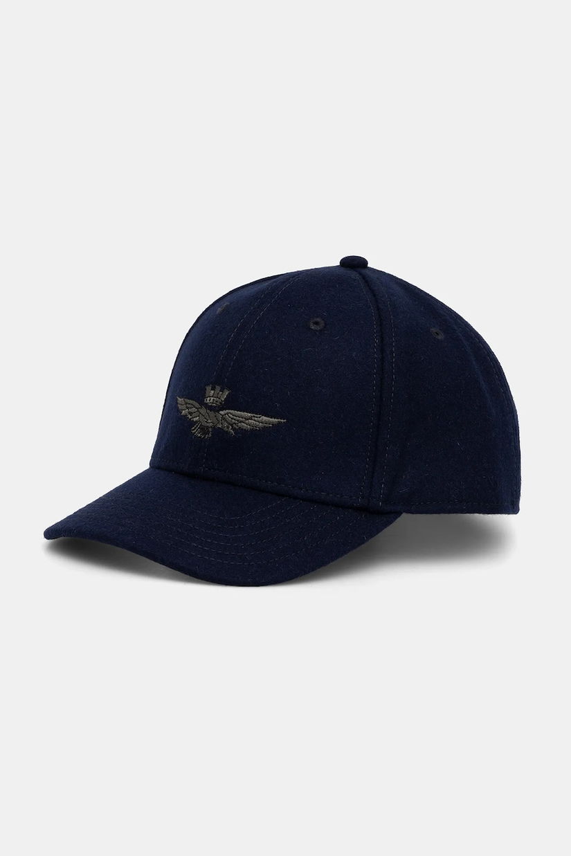 Aeronautica Militare șapcă căptușită cu lână culoarea bleumarin, HA1085UCT02333