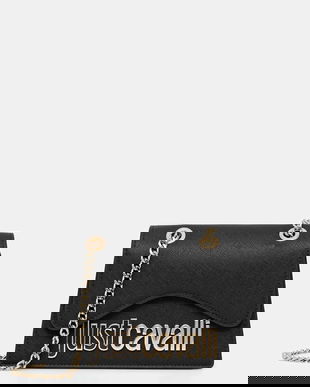 Just Cavalli poșetă culoarea negru, 79RA4BB7 ZS766