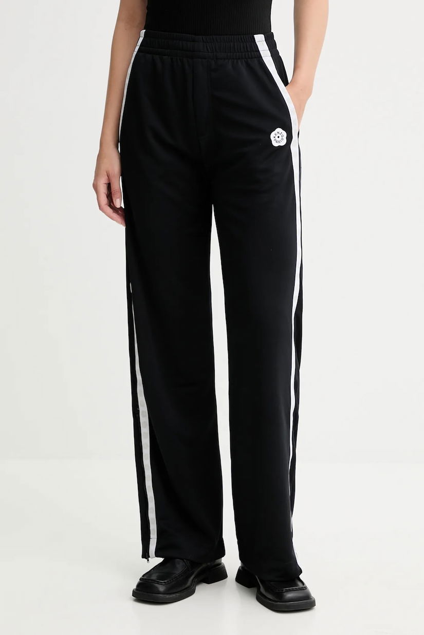 Kenzo pantaloni de trening culoarea negru, cu imprimeu, FF62PA5504ID