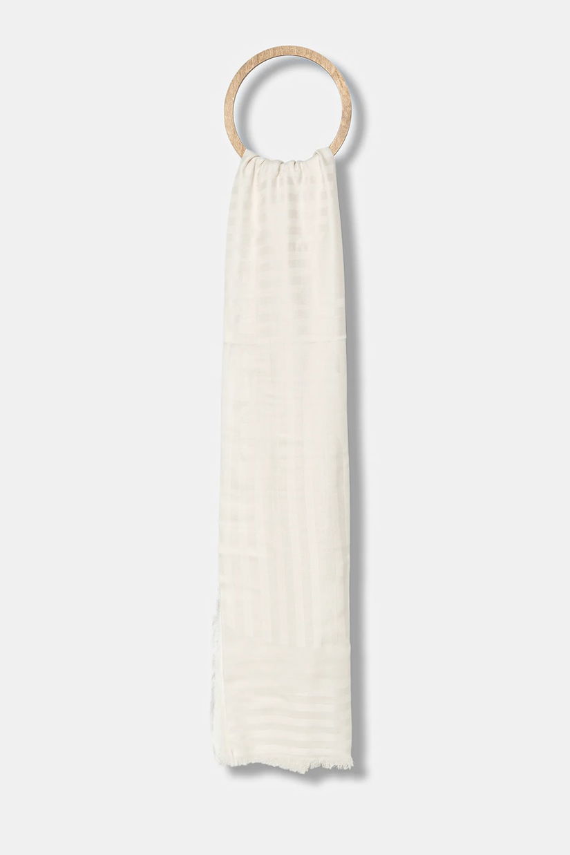 Weekend Max Mara esarfa LUGLIO culoarea bej, modelator, 2525546024600