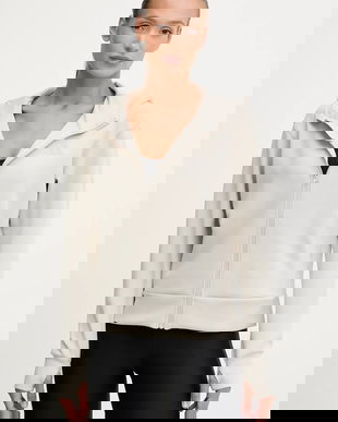 adidas Performance hanorac de antrenament Designed for Training culoarea bej, cu glugă, neted, JX7318