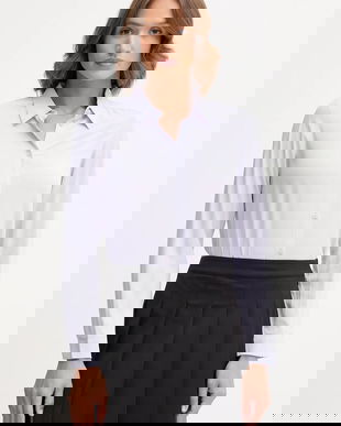 United Colors of Benetton cămașă culoarea roz, cu guler clasic, regular, 5WPWDQ0B0