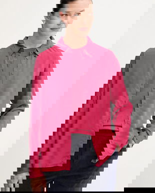 United Colors of Benetton cămașă culoarea roz, cu guler clasic, regular, 5WPWDQ0B0