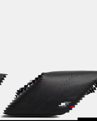 Tommy Jeans portfard culoarea negru, AM0AM13693