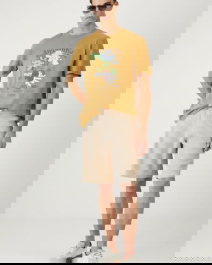 Medicine pantaloni scurți culoarea bej