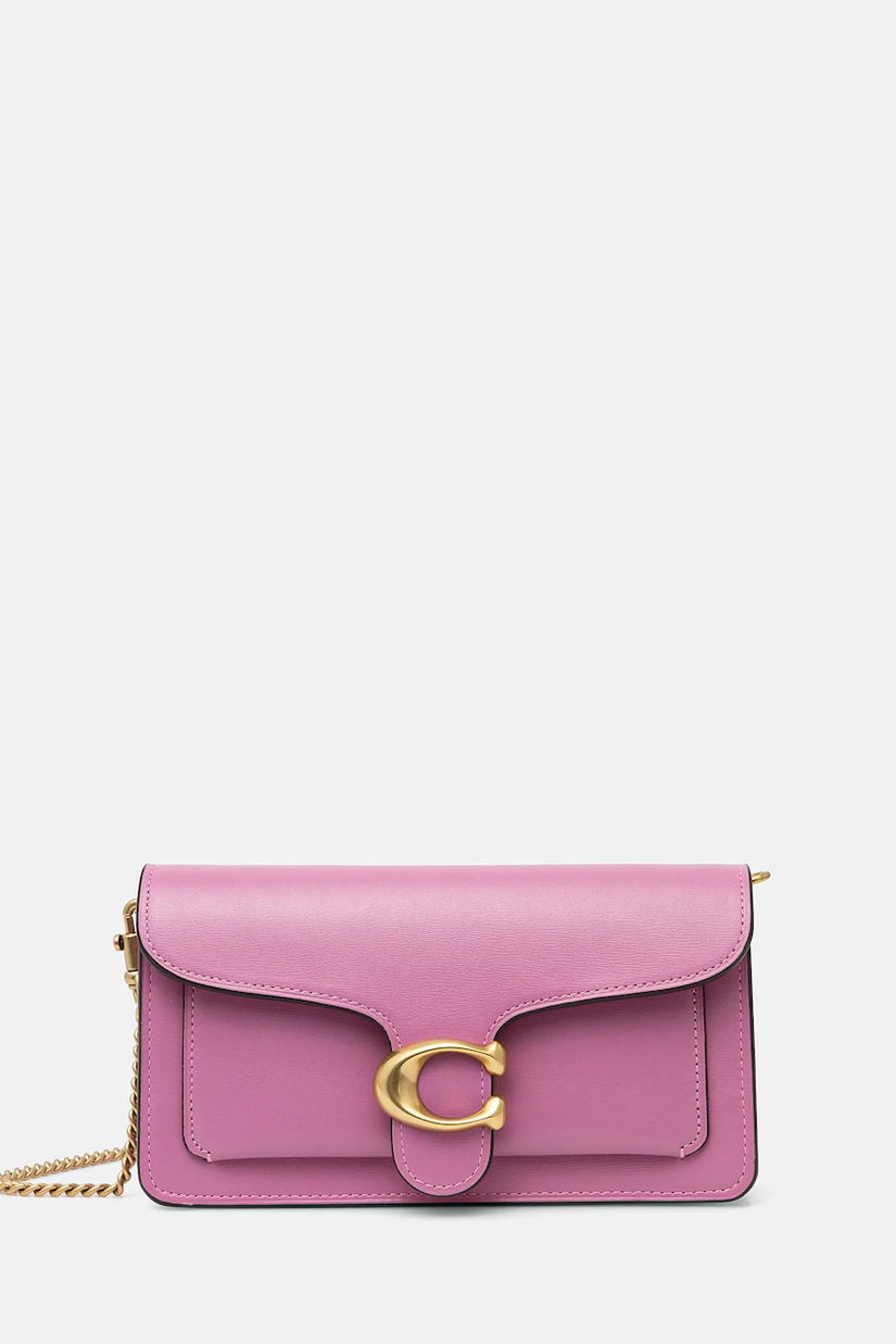 Coach geantă de piele Tabby culoarea violet, CAN56