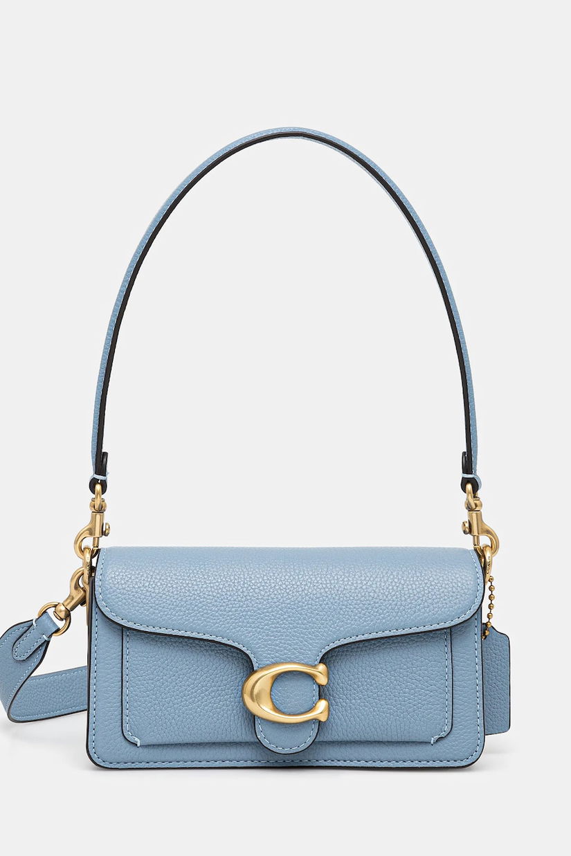 Coach poseta de piele Tabby culoarea bej, CY201