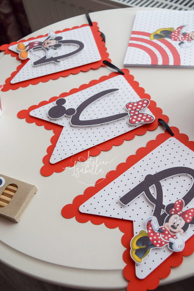 Banner Nume Mickey & Minnie Mouse