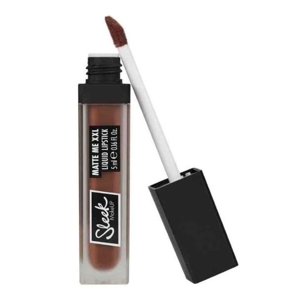 Ruj Lichid Mat - Sleek MakeUP Matte Me XXL Liquid Lipstick, nuanta Sweet Like Chocolate, 5 ml