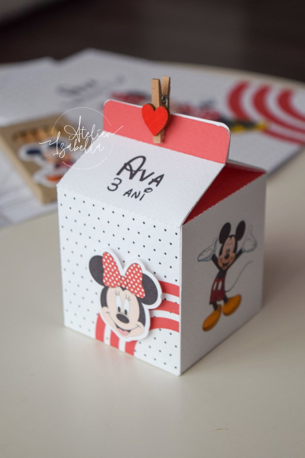 Milkbox Mickey&Minnie Mouse