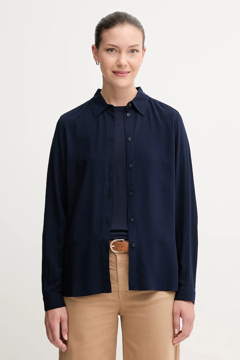 United Colors of Benetton cămașă culoarea roz, cu guler clasic, regular, 5WPWDQ0B0