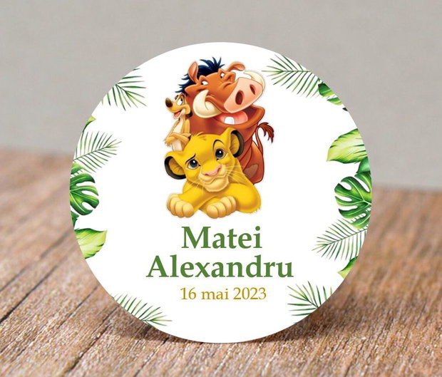 Toppere Simba personalizate
