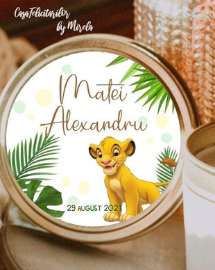 Etichete mărturii botez Simba