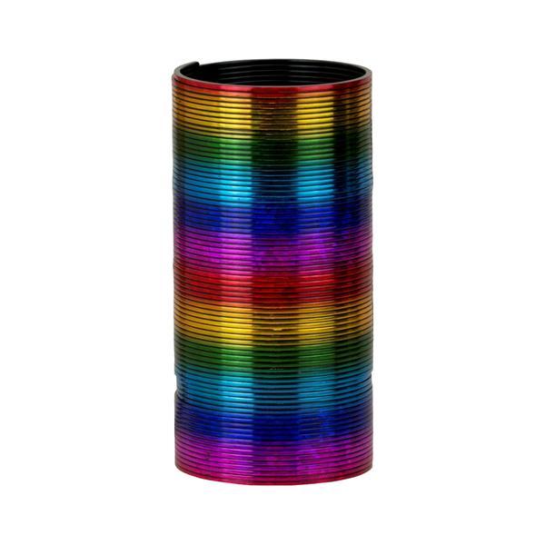 Joc arc curcubeu Magic, spirala Slinky, multicolor, 7 x 15 cm