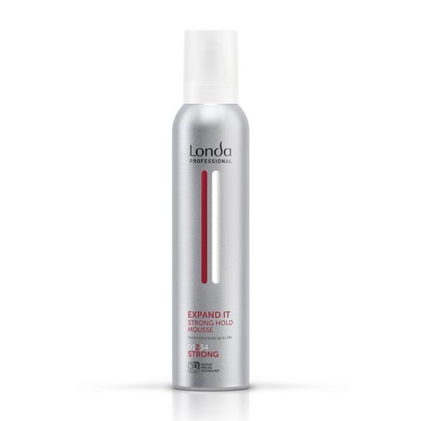 Spuma de Par cu Fixare Puternica - Londa Professional Expand It Strong Hold Mousse, 200 ml