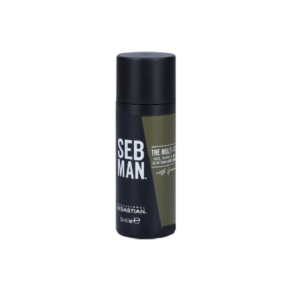 Sampon 3 in1 pentru Barbati Par, Corp si Barba - Sebastian Professional SEB Man The Multitasker Hair, Beard &amp; Body Wash, 50 ml