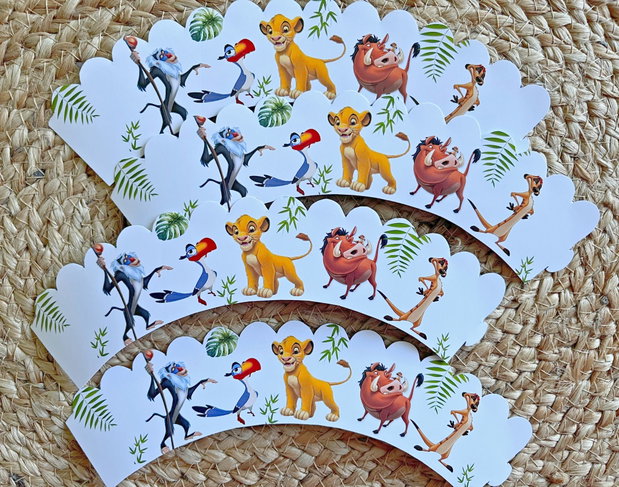Set învelișuri brioșe Simba, Regele Leu