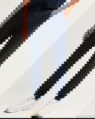 Aeronautica Militare pantaloni de trening culoarea bleumarin, uni, PF1008UF00662