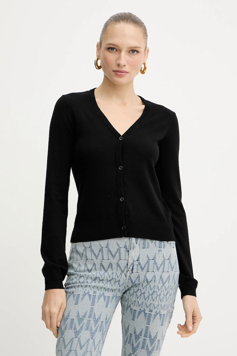 Silvian Heach cardigan LATYA culoarea negru, light, GPA25039CD
