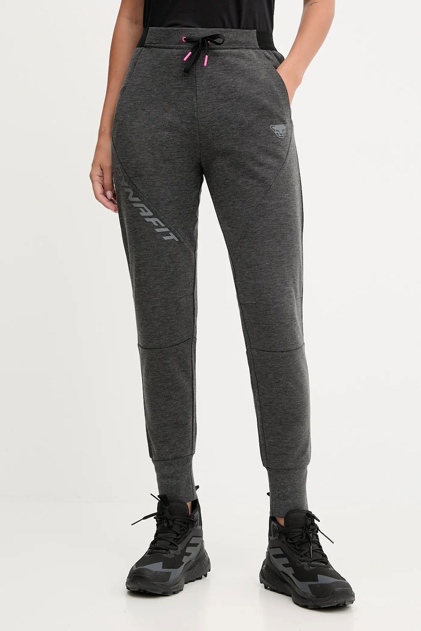Dynafit pantaloni de exterior culoarea gri, uni, 08.0000070943