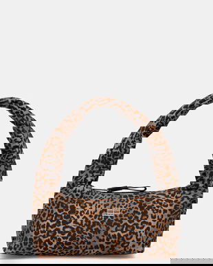 Tommy Jeans poșetă culoarea maro, AW0AW18241