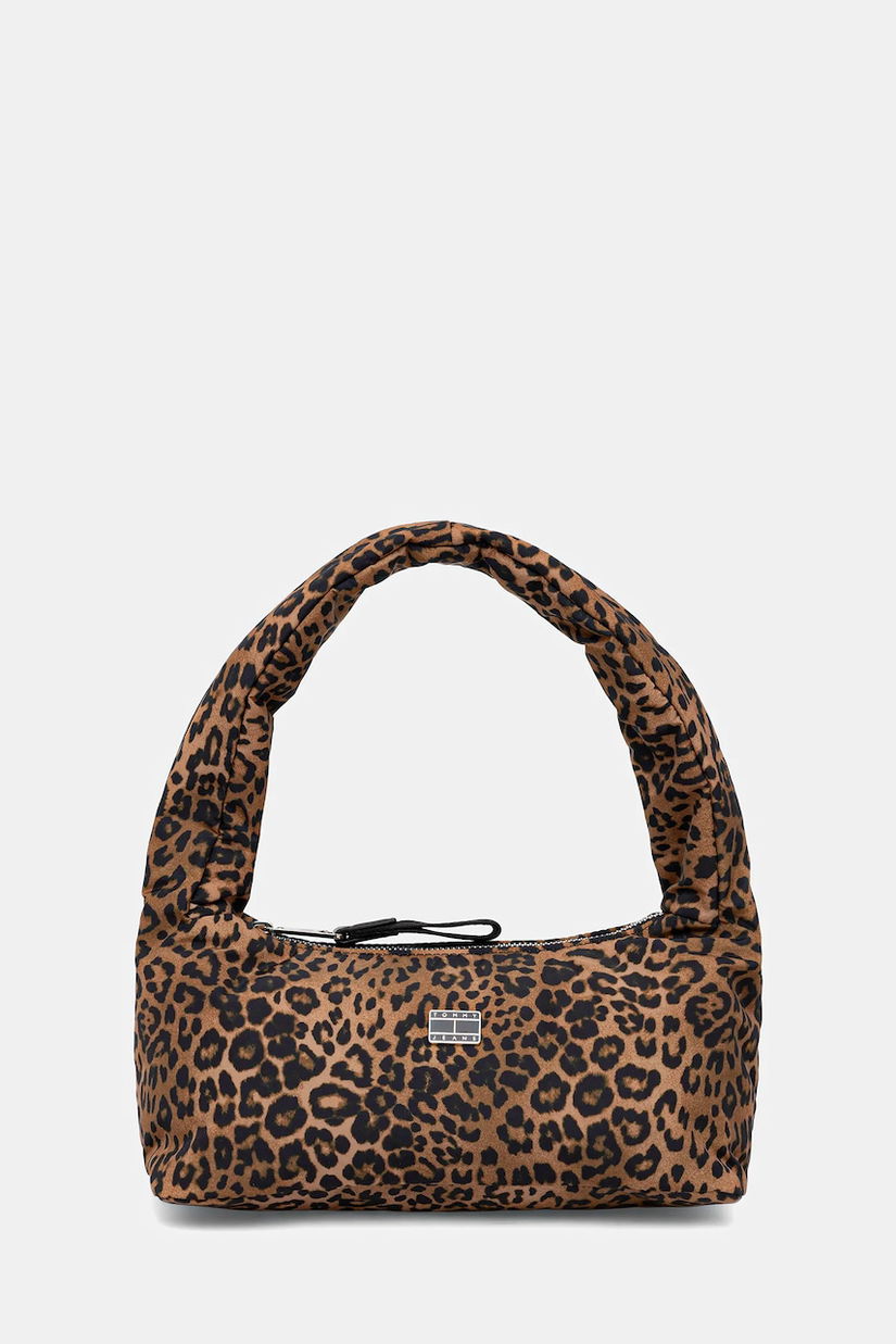 Tommy Jeans poșetă culoarea maro, AW0AW18241