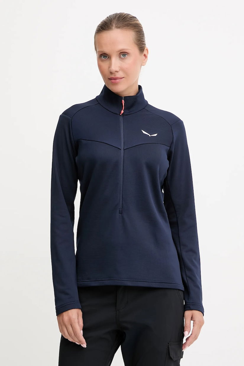 Salewa hanorac în aer liber Puez Cammino culoarea bleumarin, uni, 00.0000029097