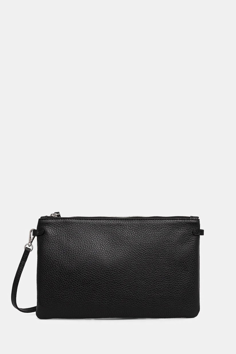 Gianni Chiarini poșetă de piele HERMY culoarea negru, BS.3695.GRN