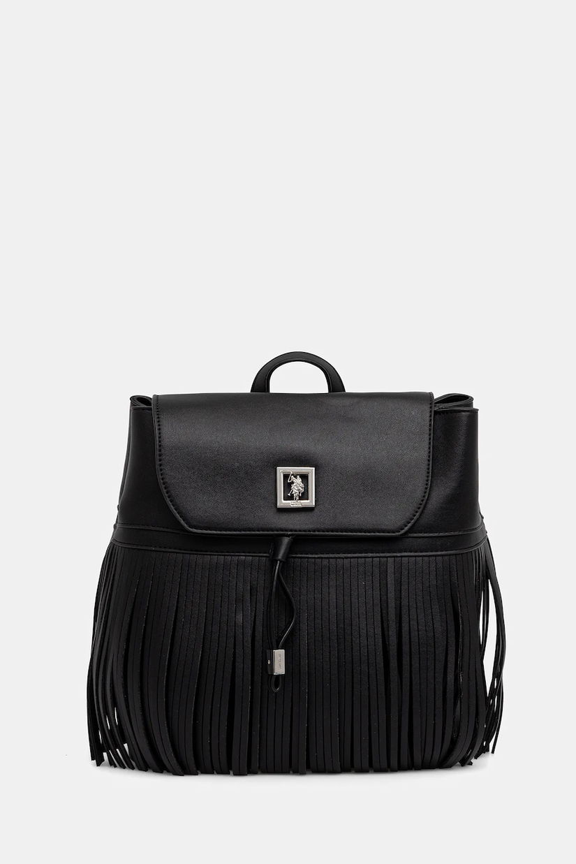 U.S. Polo Assn. rucsac Alba culoarea negru, mic, uni, BIU0B8866WWI
