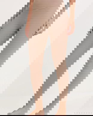 adidas Performance jambiere de yoga All me culoarea bej, uni, JW7589