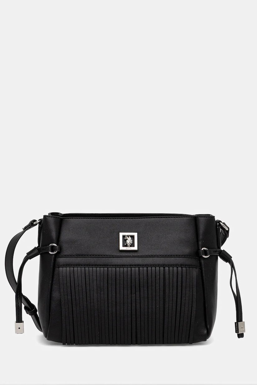 U.S. Polo Assn. poșetă Alba culoarea negru, BIU0B8867WWI