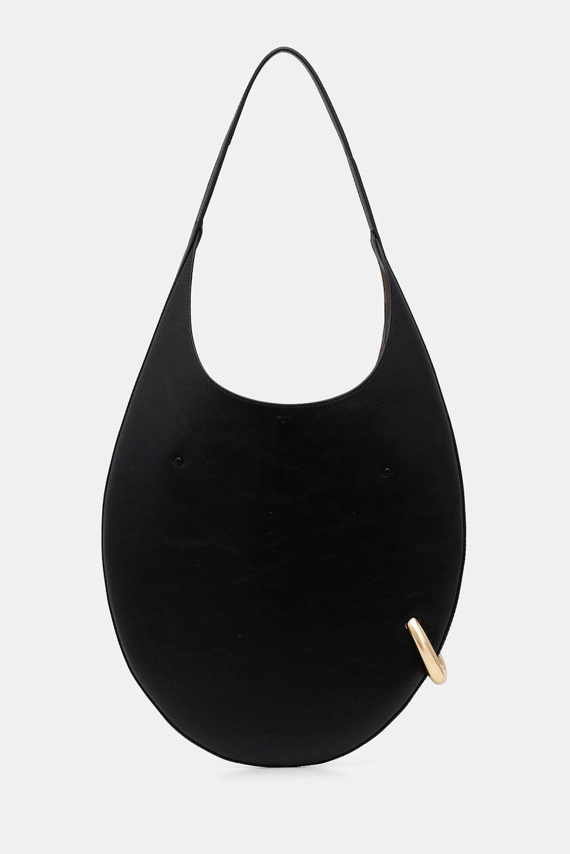 Tory Burch poșetă Pierced Bag culoarea negru, 169181.002