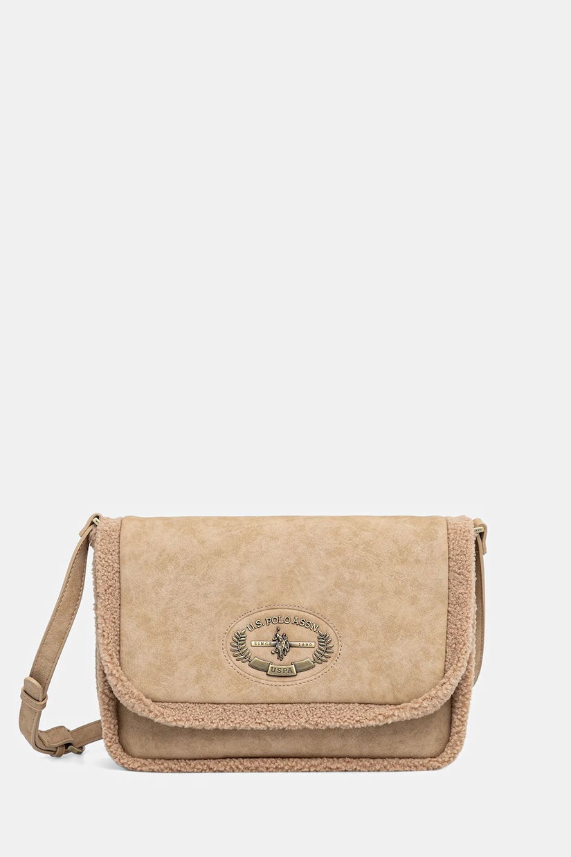 U.S. Polo Assn. poșetă Holly culoarea bej, BIUKO8873WPJ