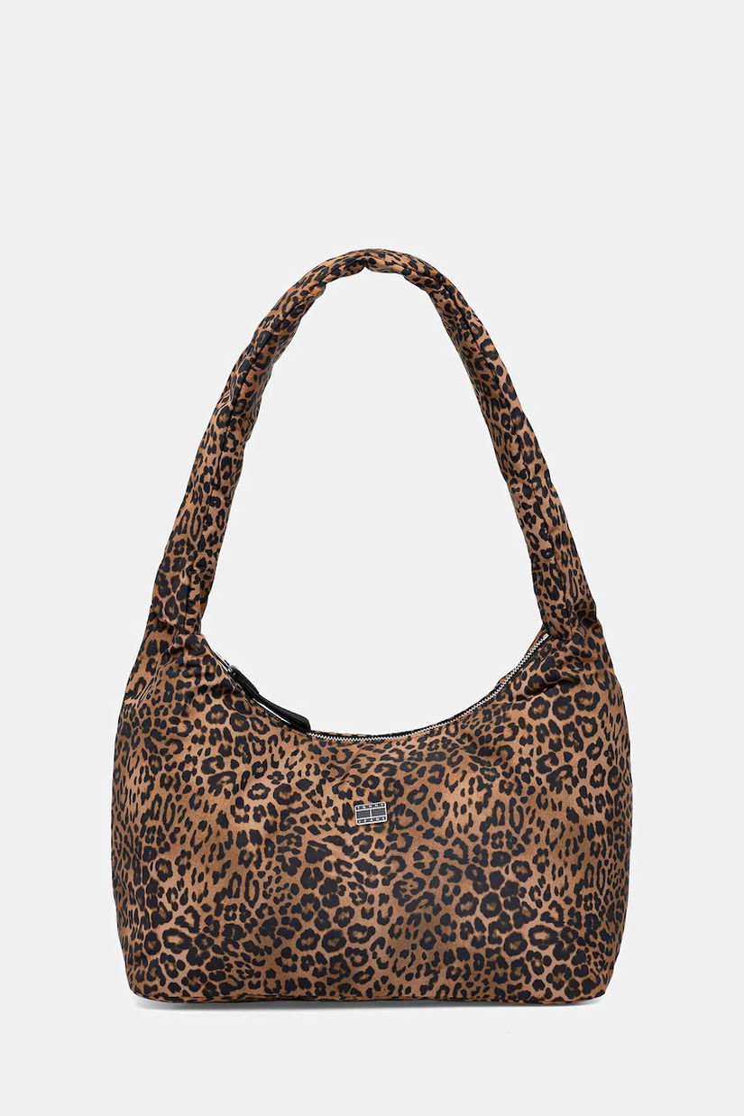 Tommy Jeans poșetă culoarea maro, AW0AW18242