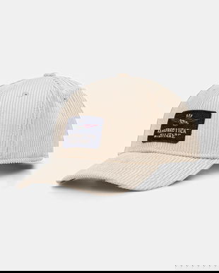 Aeronautica Militare șapcă de baseball din catifea culoarea bej, HA1231UCT04238