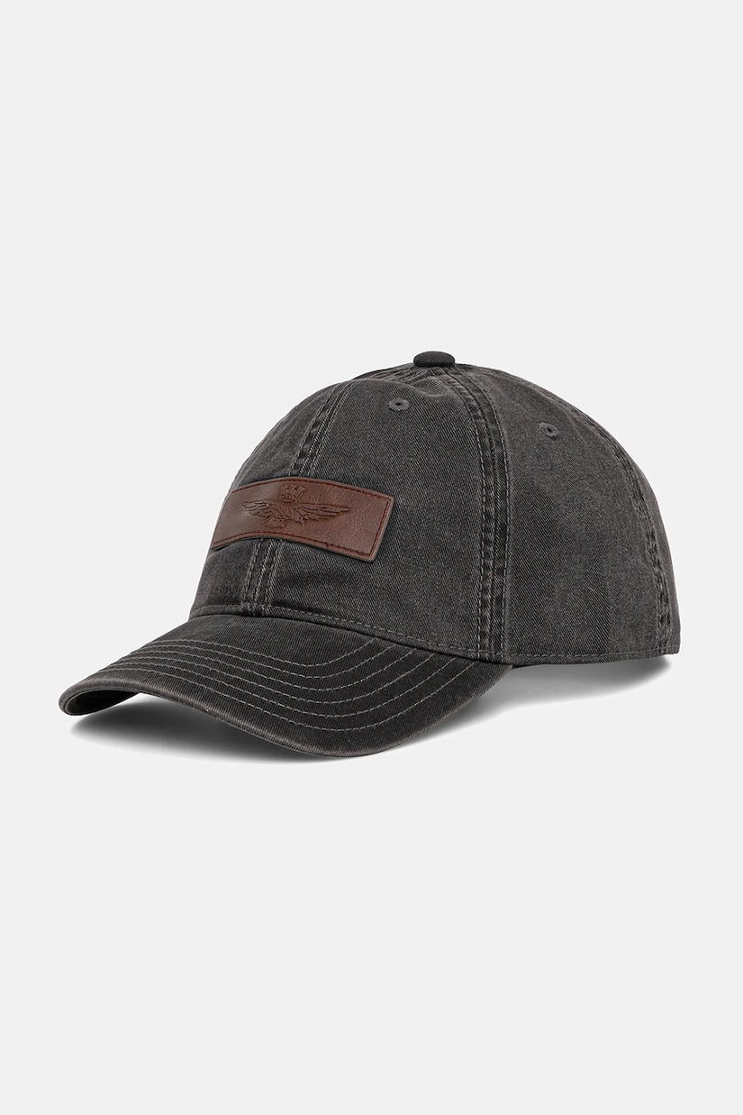 Aeronautica Militare șapcă de baseball din bumbac culoarea negru, HA1133UCT02476