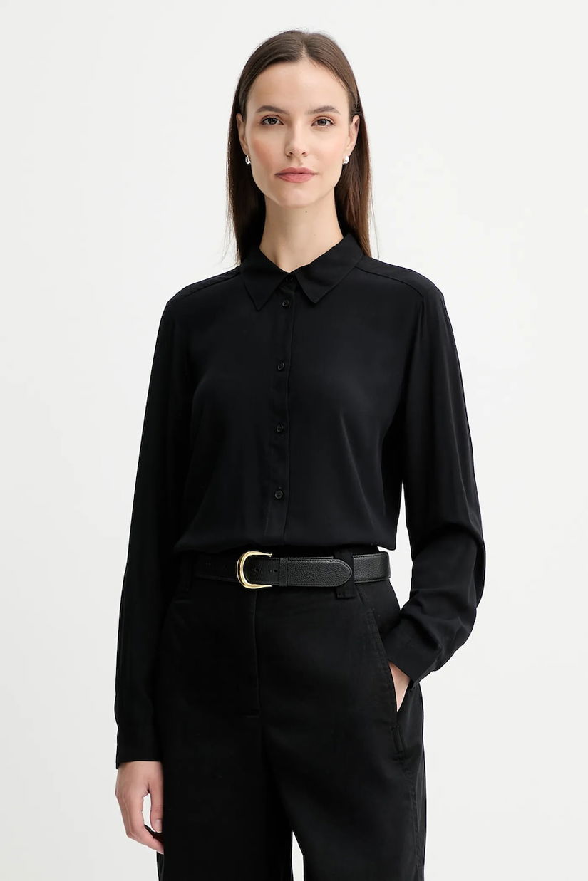 United Colors of Benetton cămașă culoarea roz, cu guler clasic, regular, 5WPWDQ0B0