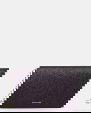 Coccinelle geantă de piele culoarea negru, E5 S00 55 02 01