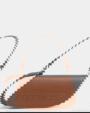 Coccinelle geantă de piele culoarea negru, E5 QBB 52 01 01