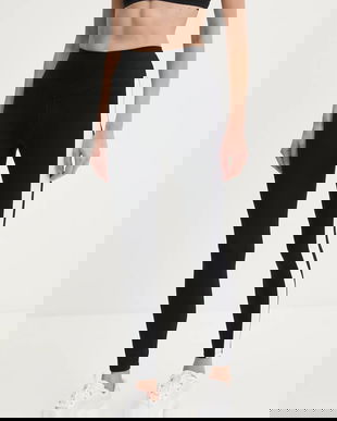 P.E Nation leggins de antrenament Freeplay 2 culoarea negru, cu imprimeu, 243G321