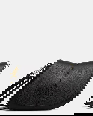 Gianni Chiarini poșetă de piele HELENA ROUND culoarea portocaliu, BS 6036/COMM GRN-NA