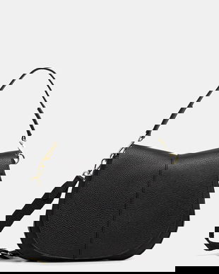 Gianni Chiarini poșetă de piele HELENA ROUND culoarea bej, BS 6037/COMM GRN-NA