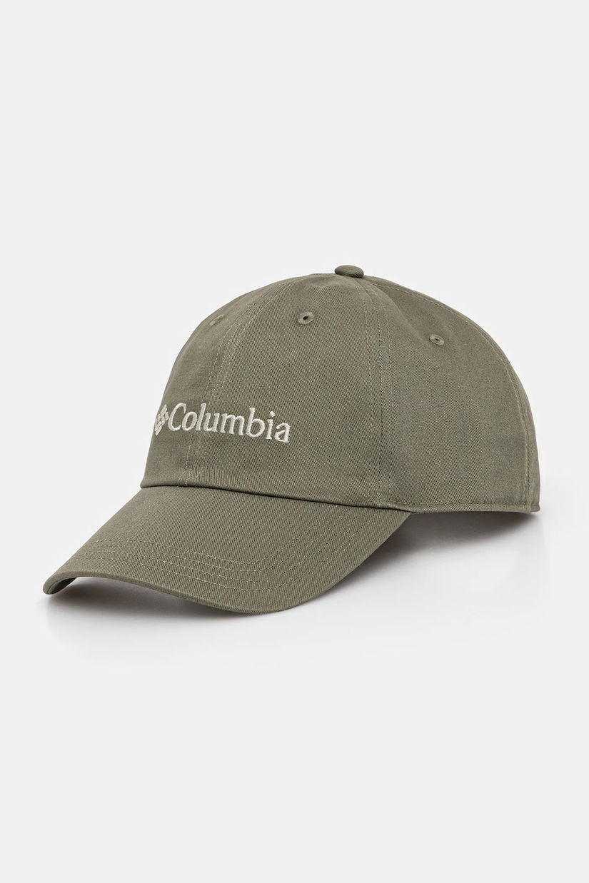 Columbia șapcă de baseball din bumbac Provisions Ball Cap culoarea gri, cu imprimeu, 2096351
